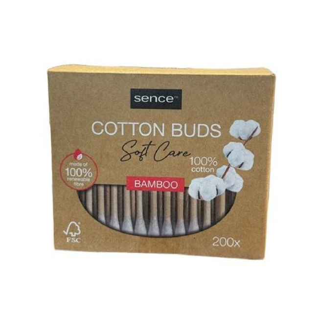 Betisoare Urechi Sence Bamboo Cotton Bambus si Bumbac 200buc DNC41962