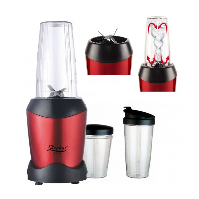 Blender cu Recipient Sport Portabil 1200W Zephyr Z1162NB