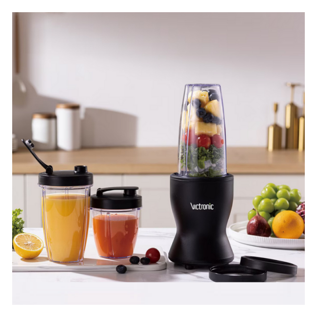 Blender multifunctional 3 cani 3 capace 300W 0.295/0.473/0.532L Victronic VC3628