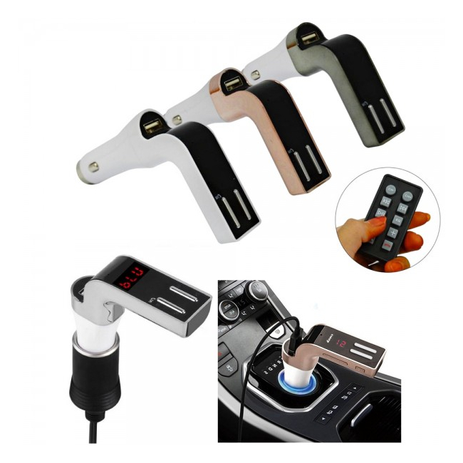 Bluetooth Car Kit Modulator FM, MP3 Player, Sloturi USB, 590