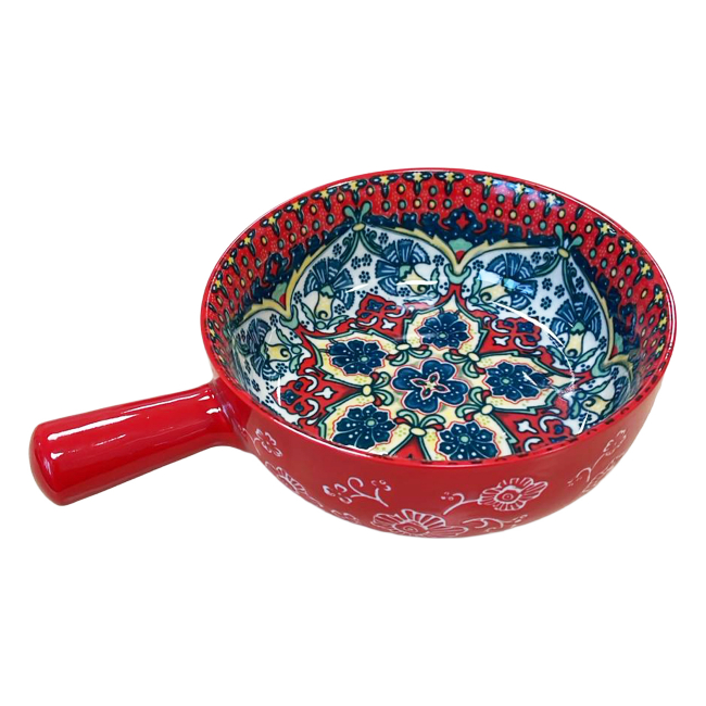 Bol Ceramica cu maner Model Traditional 22x16x5.7cm 24-117 CNN52679