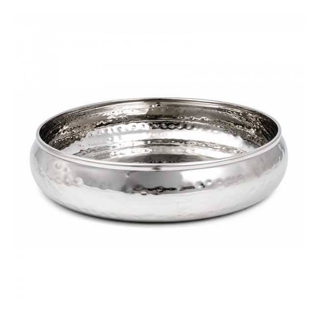Bol Inox stantat decorativ 25x6cm Grunberg IBH25