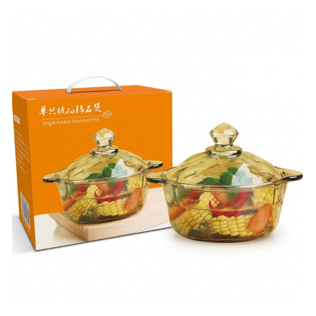 Bol Rotund Capac 900ml Sticla Wei A16519 DNC68102