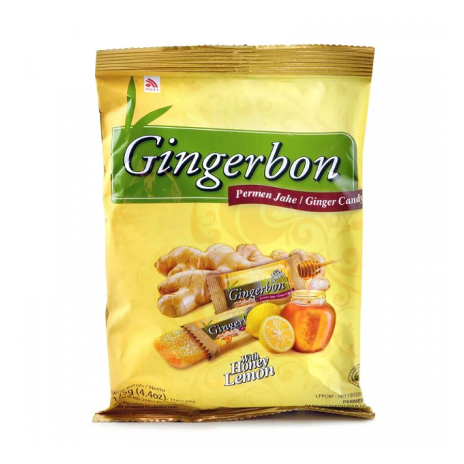 Bomboane Moi ghimbir cu miere si lamaie Gingerbon AGEL 125g PDD MLL