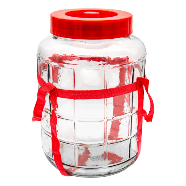 Borcan sticla cu capac de plastic cu supapa Tragar 12L CNN50632