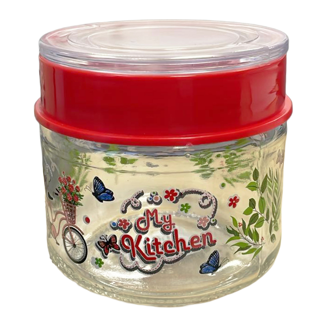 Borcan Sticla cu capac DIV.Modele 330ml Sarina S283 CNN52214