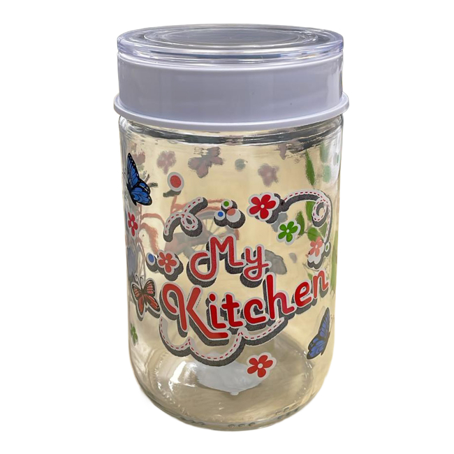 Borcan Sticla cu capac DIV.Modele 660ml Sarina S284 CNN52218