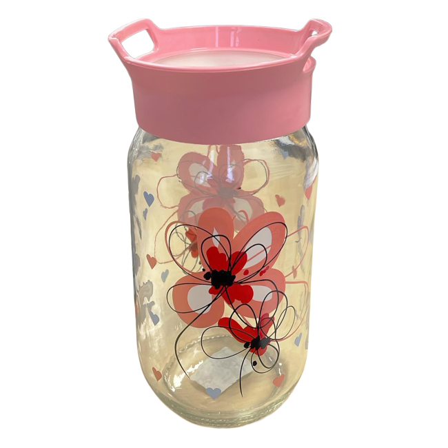 Borcan Sticla cu Capac DIV.Modele Sarina 1L S678 CNN52208