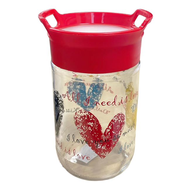 Borcan Sticla cu Capac DIV.Modele Sarina 660ml S677 CNN52210