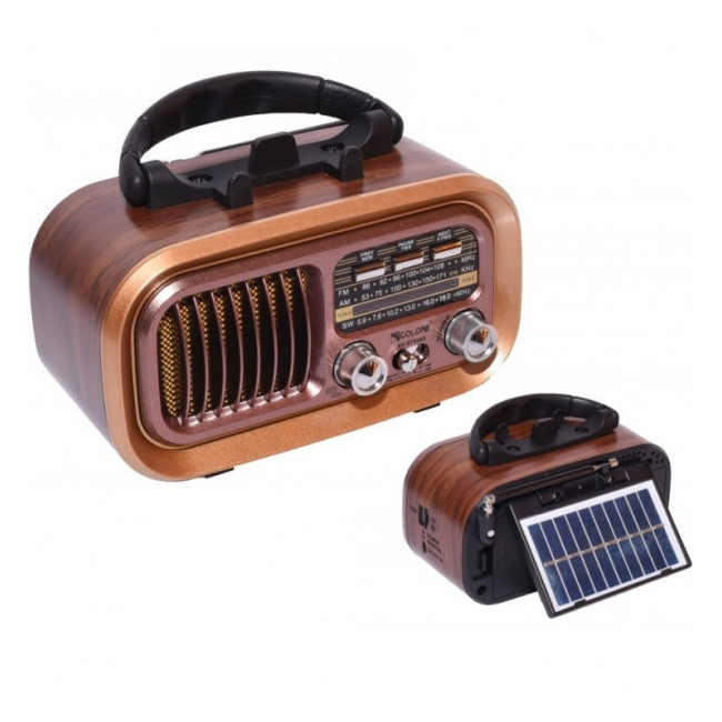 Boxa Portabila BT USB Radio Retro Solar Wireless RXBT628S 13A083 XXM
