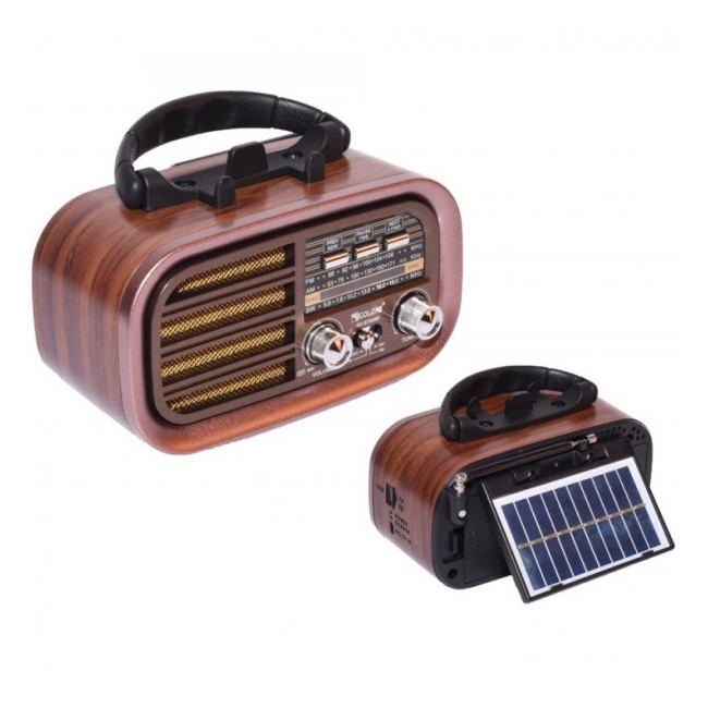 Boxa Portabila BT USB Radio Retro Solar Wireless RXBT638S 13A082 XXM