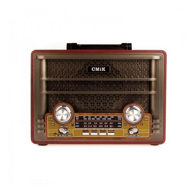 Boxa Retro cu Bluetooth, USB, Card Micro SD, Radio FM la USB MK191BT XXM