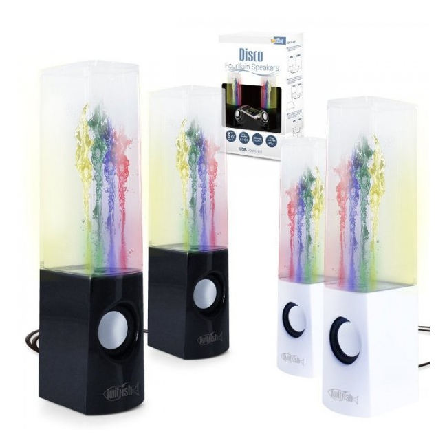 Boxe cu Apa Disco Fountain Speakers 2x4 LEDuri