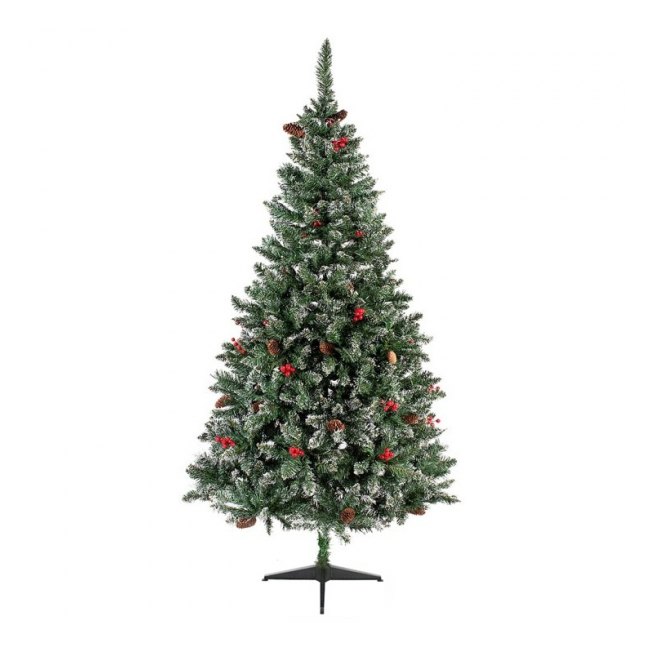 Brad artificial 60cm 60 crengute suport din plastic Grunberg A31