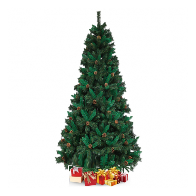 Brad artificial 90cm 100 crengute suport din plastic Grunberg A36