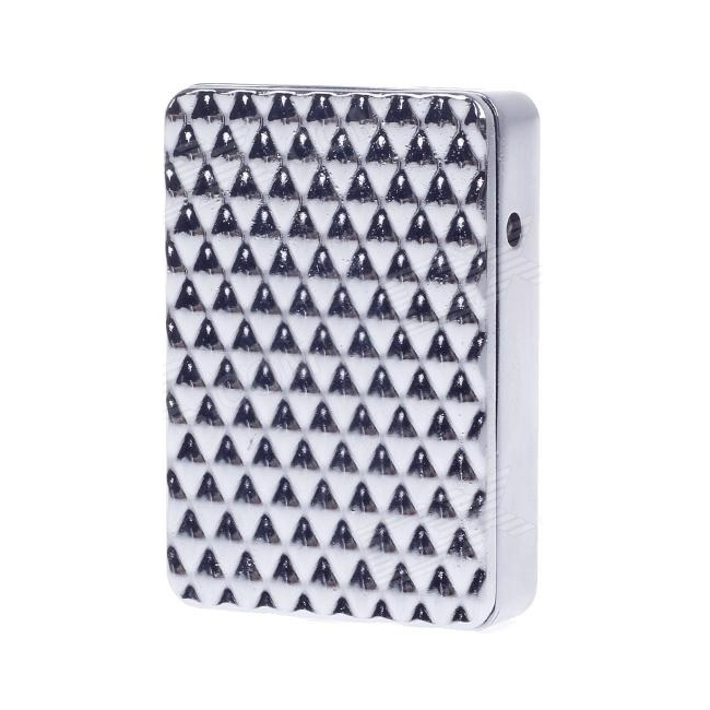 Bricheta Electrica AntiVant Argintie, cu Incarcare la USB