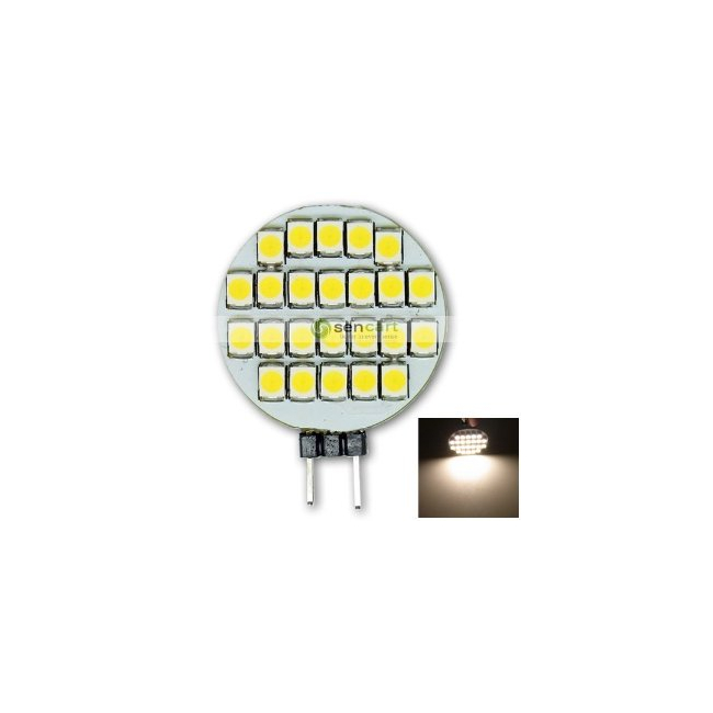 Bec cu LEDuri tip BULB 24 SMD LED G4 2W Lumina Alba Rece