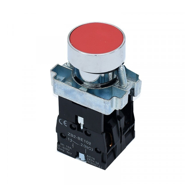 Buton cu Retinere Rosu 1NO+1NC BA45 DALBI 6E088 XXM