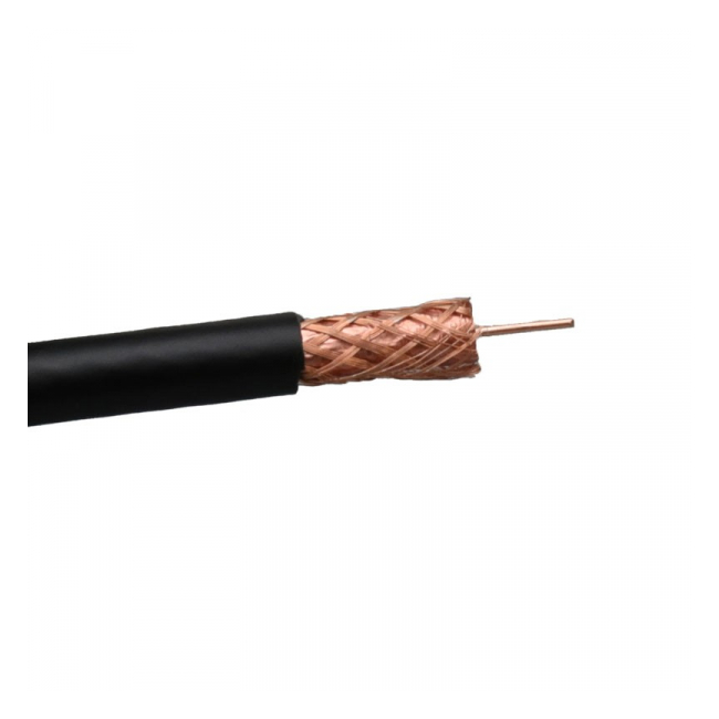 Rola 300m Cablu Coaxial TV RG6 Negru 75 Ohm Aluminiu-Cuprat 10B006 XXM