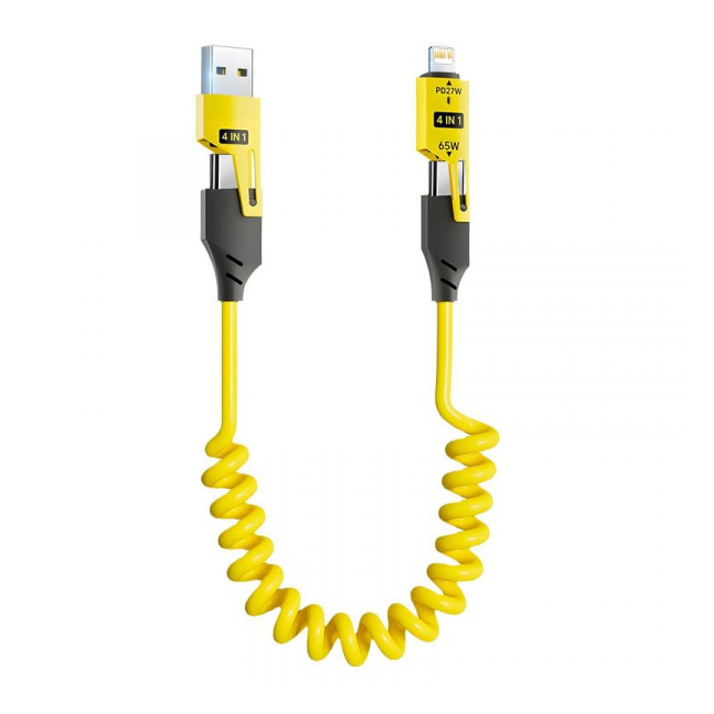 Cablu de Date Extensibil 4in1 PD Fast 27W Tip C USB Iphone CA-894 2B052 XXM