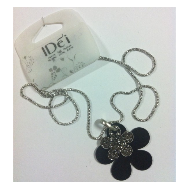 Colier lung cu flori T9521