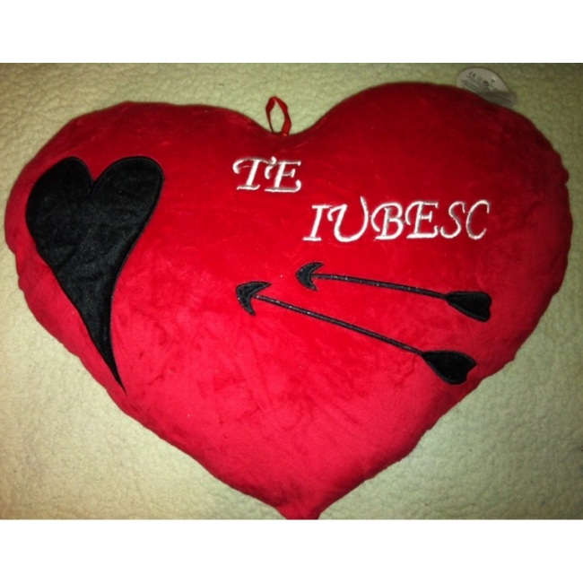 Cadou Valentine's Day Pernuta Inima Rosie Te Iubesc