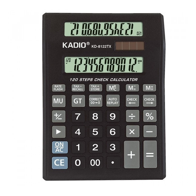 Calculator de Birou 12 Caractere LCD Dublu Display KD8122TX KLX