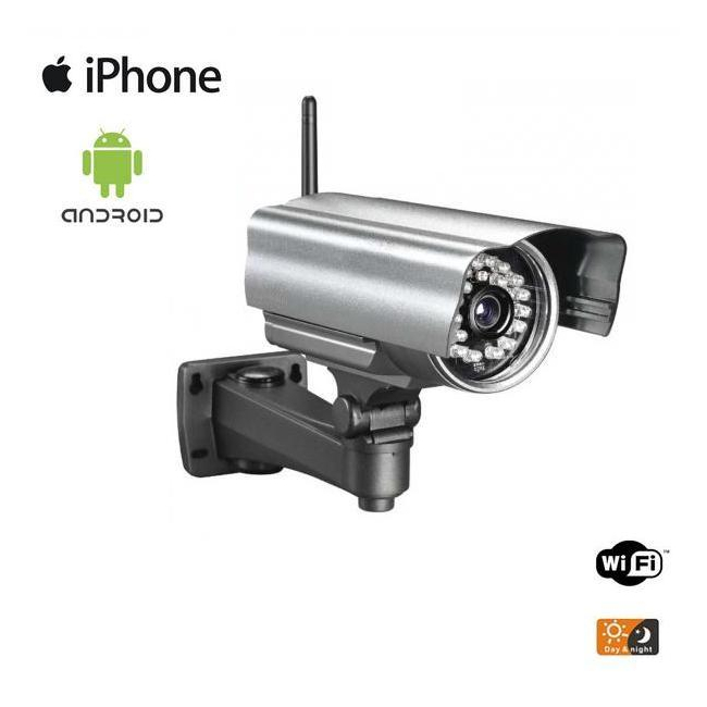 Camera Supraveghere Exterior Wireless cu IP Carcasa Metalica