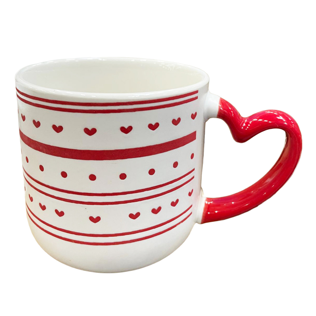 Cana Ceramica Maner Inima Model 2 Inimi Dungi 300ml 9693 CNN52915