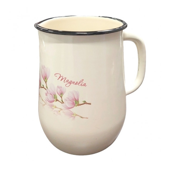 Cana de Lapte 2.5l Emailata Decor Magnolie Idilia 241220 CNN43421
