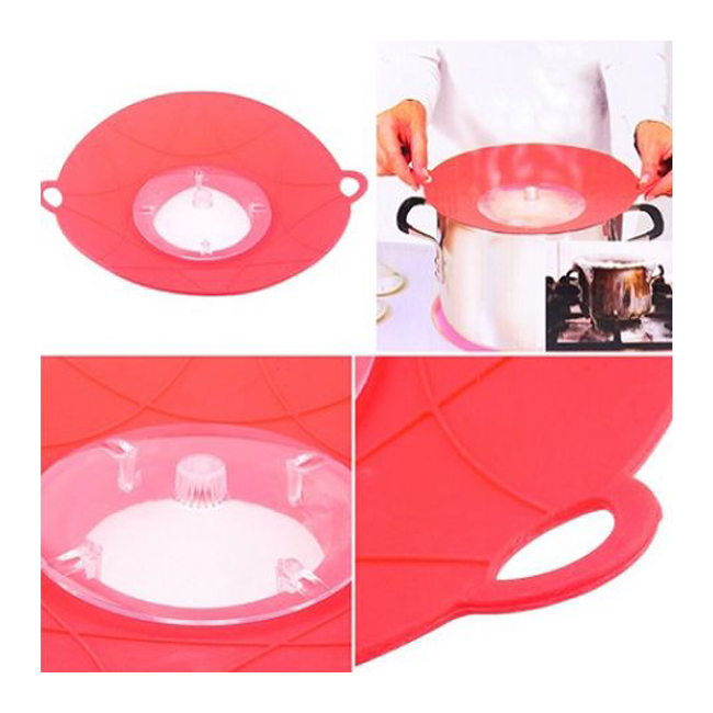 Capac Silicon Spumare si Anti Stropire Oale max.25cm Spill Stopper