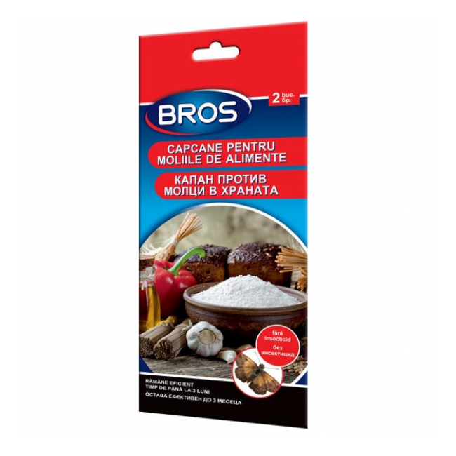 Capcana cu feromoni pentru molii alimentare BROS 2 buc DNC33848