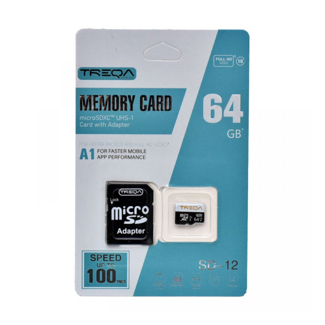 Card Micro SDXC 64GB Full HD Video UHS A1 Viteza 100MB/s 2D021 XXM