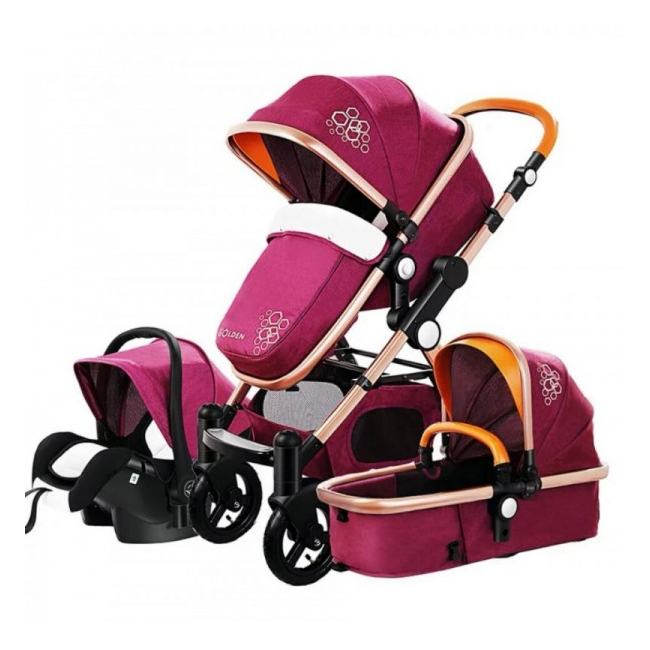 Carucior Multifunctional 3in1 JU Golden Baby T800 Mov