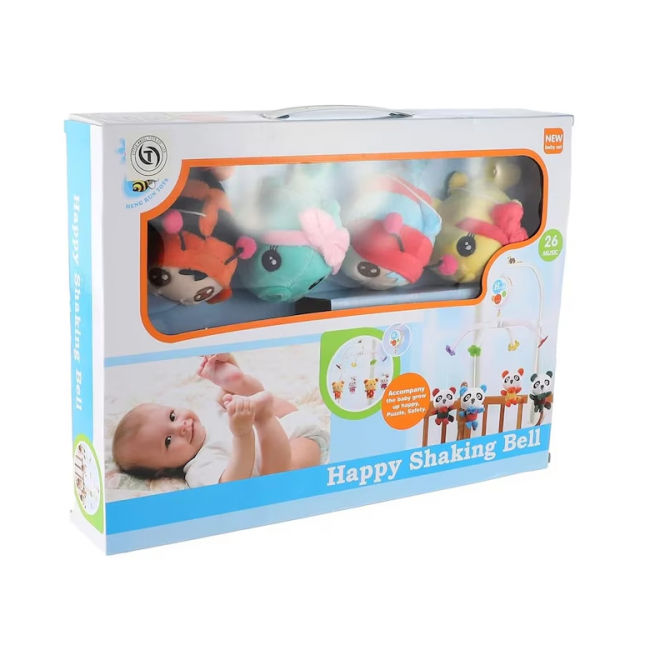 Carusel rotativ pentru patut cu figurine din plus detasabile multicolor D112 CWT