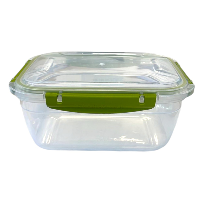 Caserola din plastic dreptunghiulara cu Click 20x9cm 1.4l QS065 CNN51077
