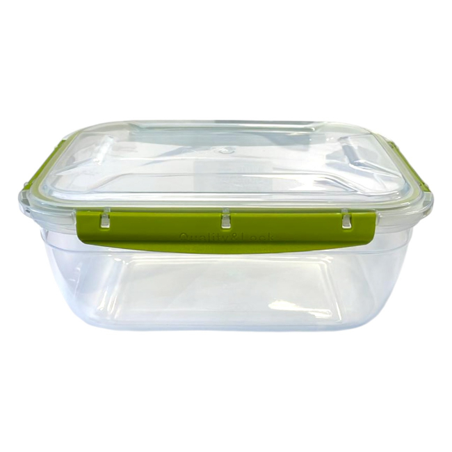 Caserola din plastic dreptunghiulara cu Click 23x10cm 2.3l QS066 CNN51078