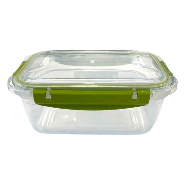 Caserola din plastic dreptunghiulara cu Click 17x7cm 800ml QS064 CNN51076