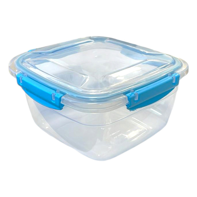 Caserola din plastic patrata cu Click 1.5L QS138 CNN51082