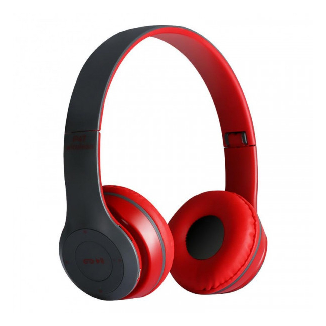 Casti Audio P47 Wireless BT Radio, Microfon 5.0+EDR Rosu 2J021 XXM