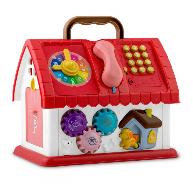 Casuta Interactiva Multifunctionala Rosie 25.5x18x21cm HL2023-5 CWT