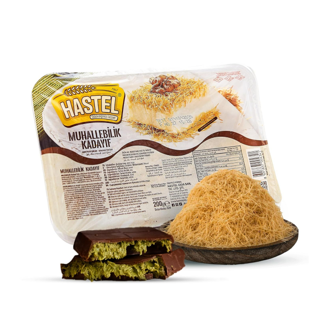 Fidea Cataif Kadayif Prajit Maruntit Hastel pentru Muhallebilik 200g MGR35082