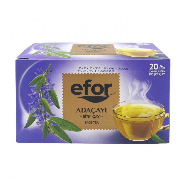 Ceai de Salvie Efor 20 Pliculete Ambalate Individual 26g MGR28517