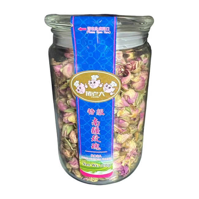 Ceai Flori Uscate Trandafir Rosa Rugosa Borcan Sticla NJ ZLD 120g MLL