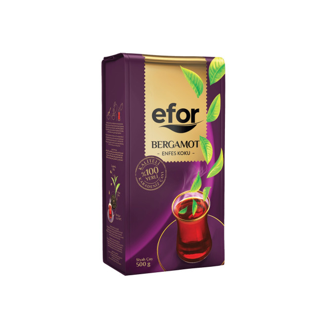 Ceai Negru Turcesc Punga EFOR Bergamota 500g MGR