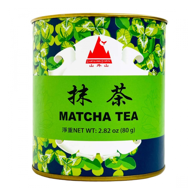 Ceai Verde Pudra Matcha Shan Wai Shan la cutie cu capac SWS 80g MLL