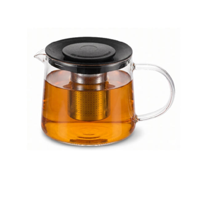 Ceainic Sticla Termorezistenta cu Infuzor Inox SS304 1000ml GR919 Grunberg