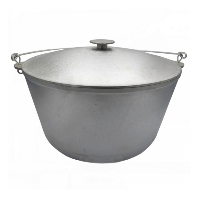 Ceaun Aluminiu cu Capac si Manere 50x38x33cm 40L DNC60386
