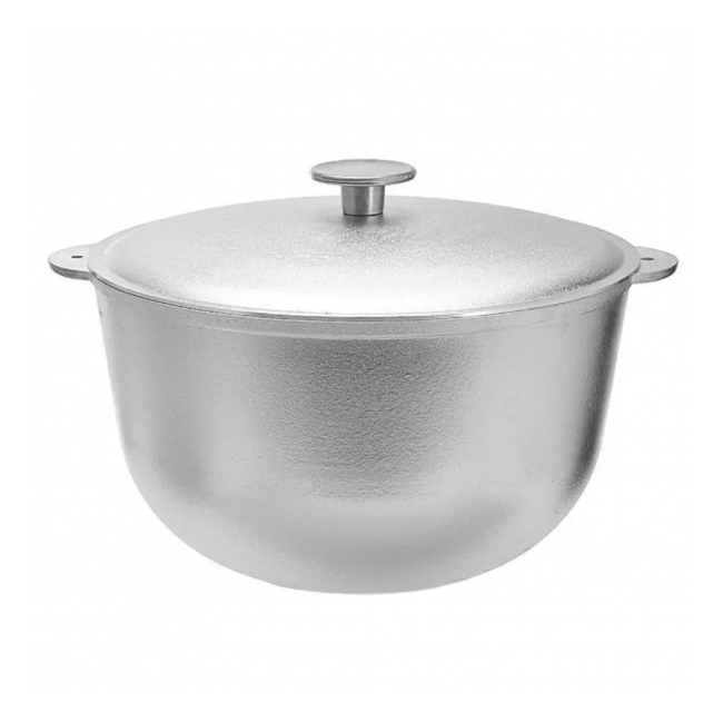 Ceaun Aluminiu cu Capac si Manere 50L DNC55524