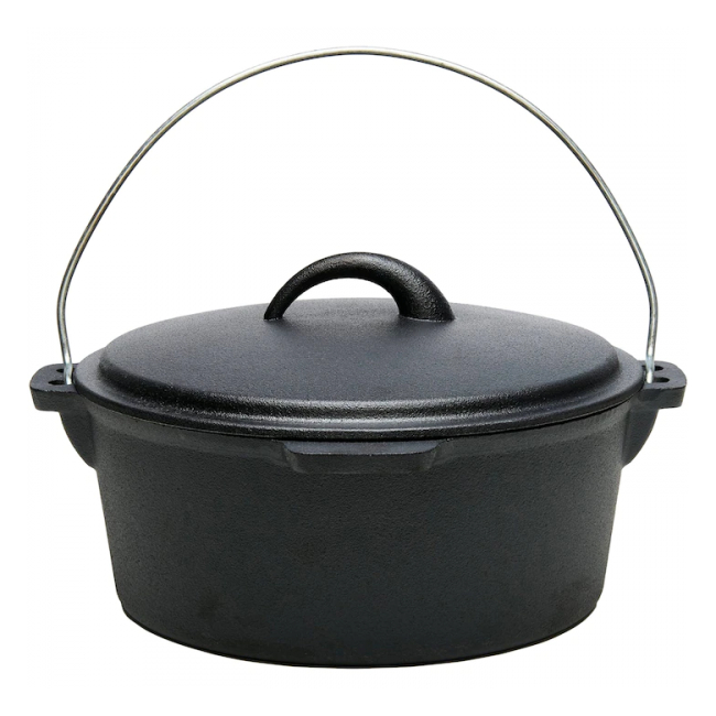 Ceaun cu capac fonta pura 25x10cm 3.5L Heinner HR-UNS-SS545 CNN17144